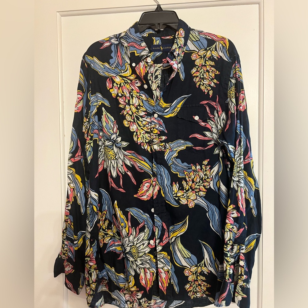 Men’s Ralph Lauren linen shirt 🪻🪻🪻